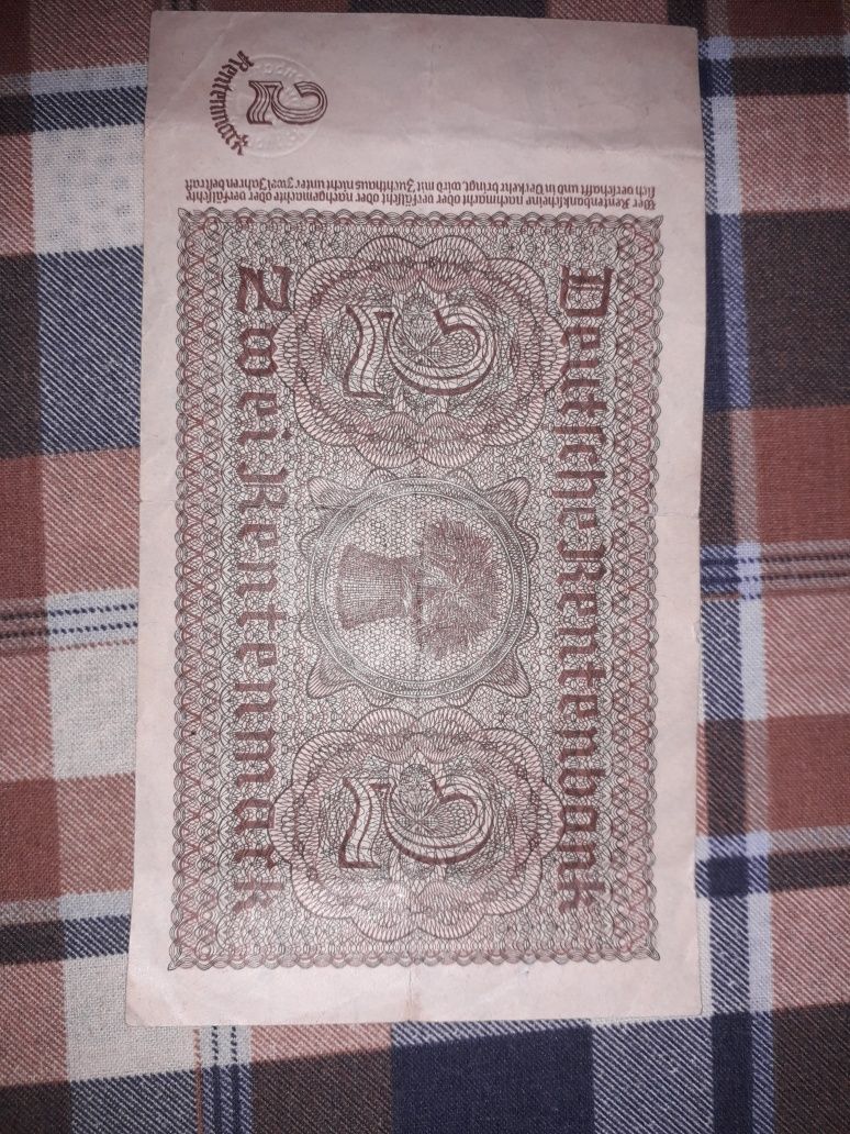 Banknot 2 marki 1937 rok