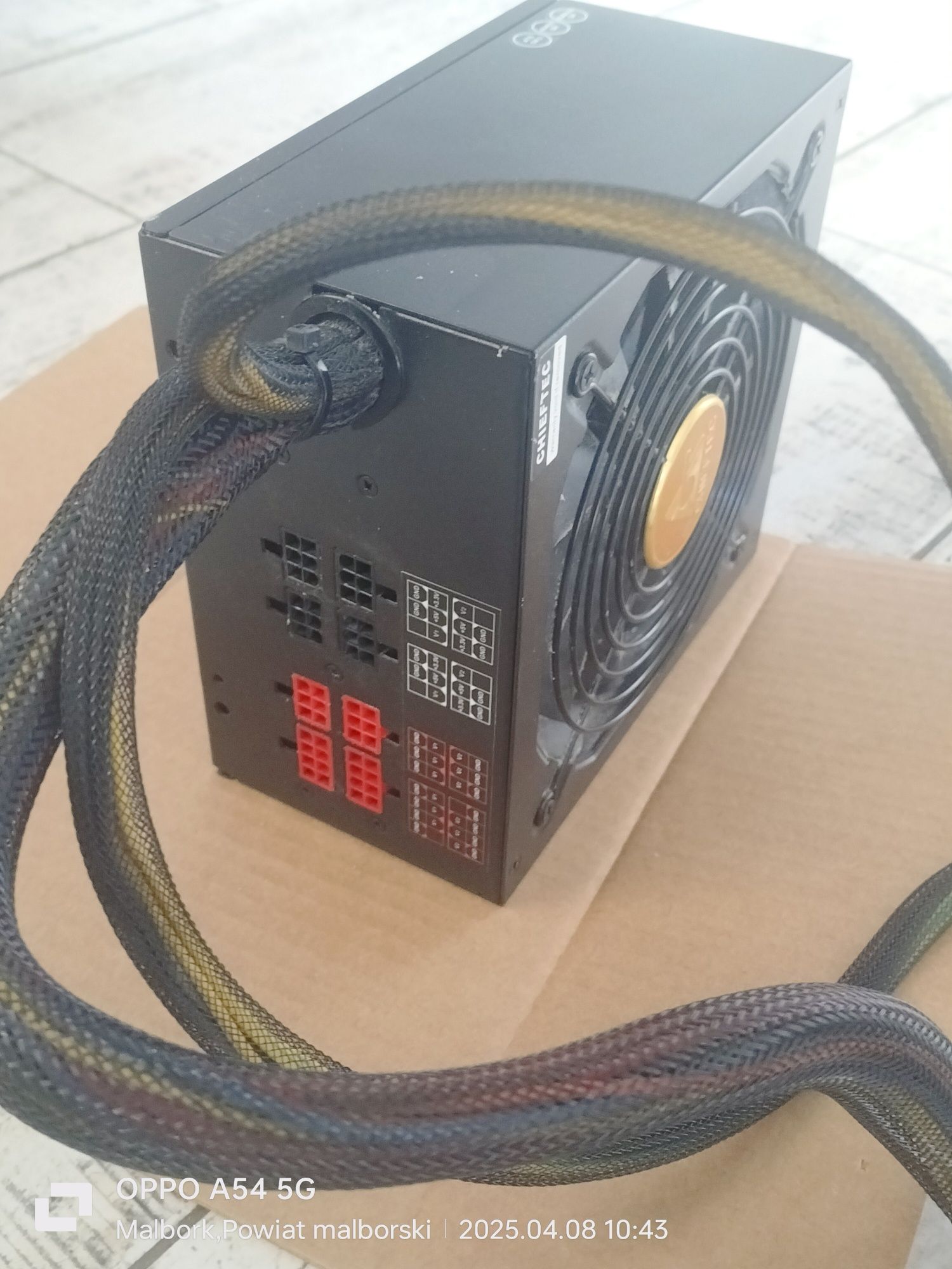 Zasilacz do komputera CHIEFTEC APS 850CB 80 PLUS BRONZE 850W