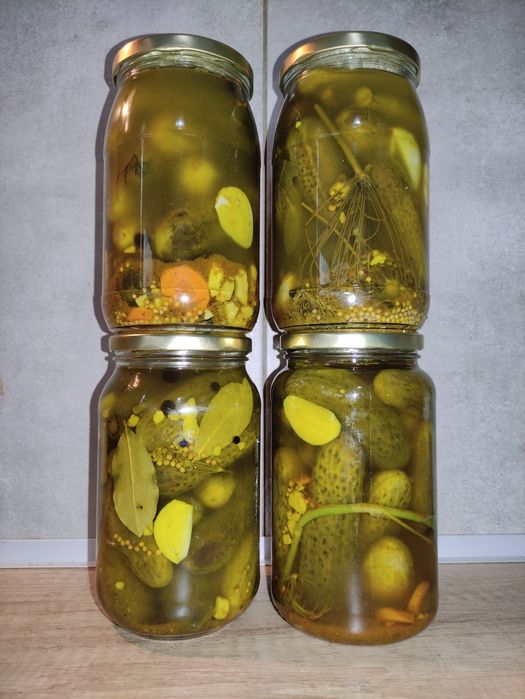 1x Domowe Ogórki Korniszony Curry 900 ml