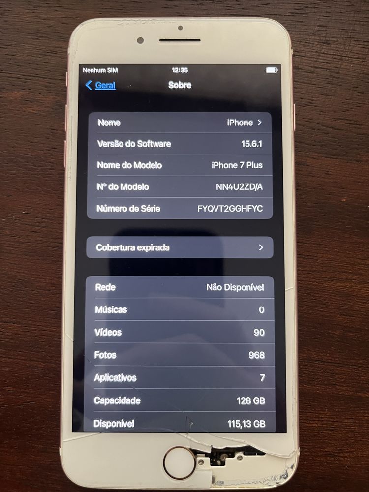 Iphone 7 Plus Rosa 128 GB