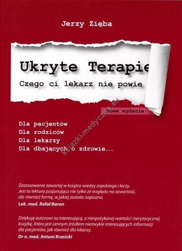 Ukryte terapie - Czego ci lekarz nie powie - Jerzy Zięba nowe wydanie