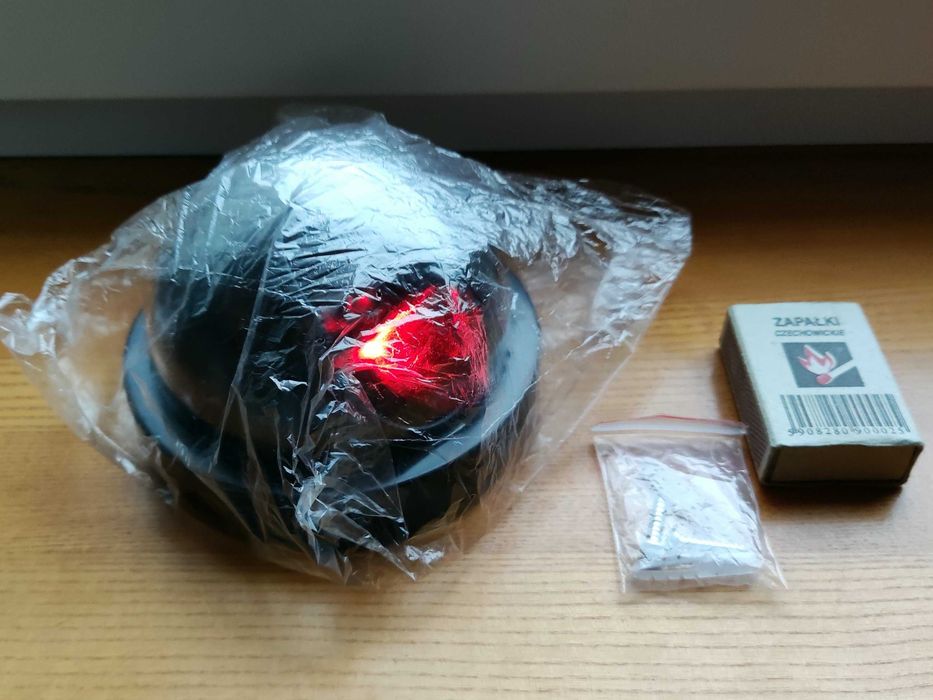 Atrapa Kamery Przemysłowej. Kopułka. Dioda LED Mrugająca. Nowa.