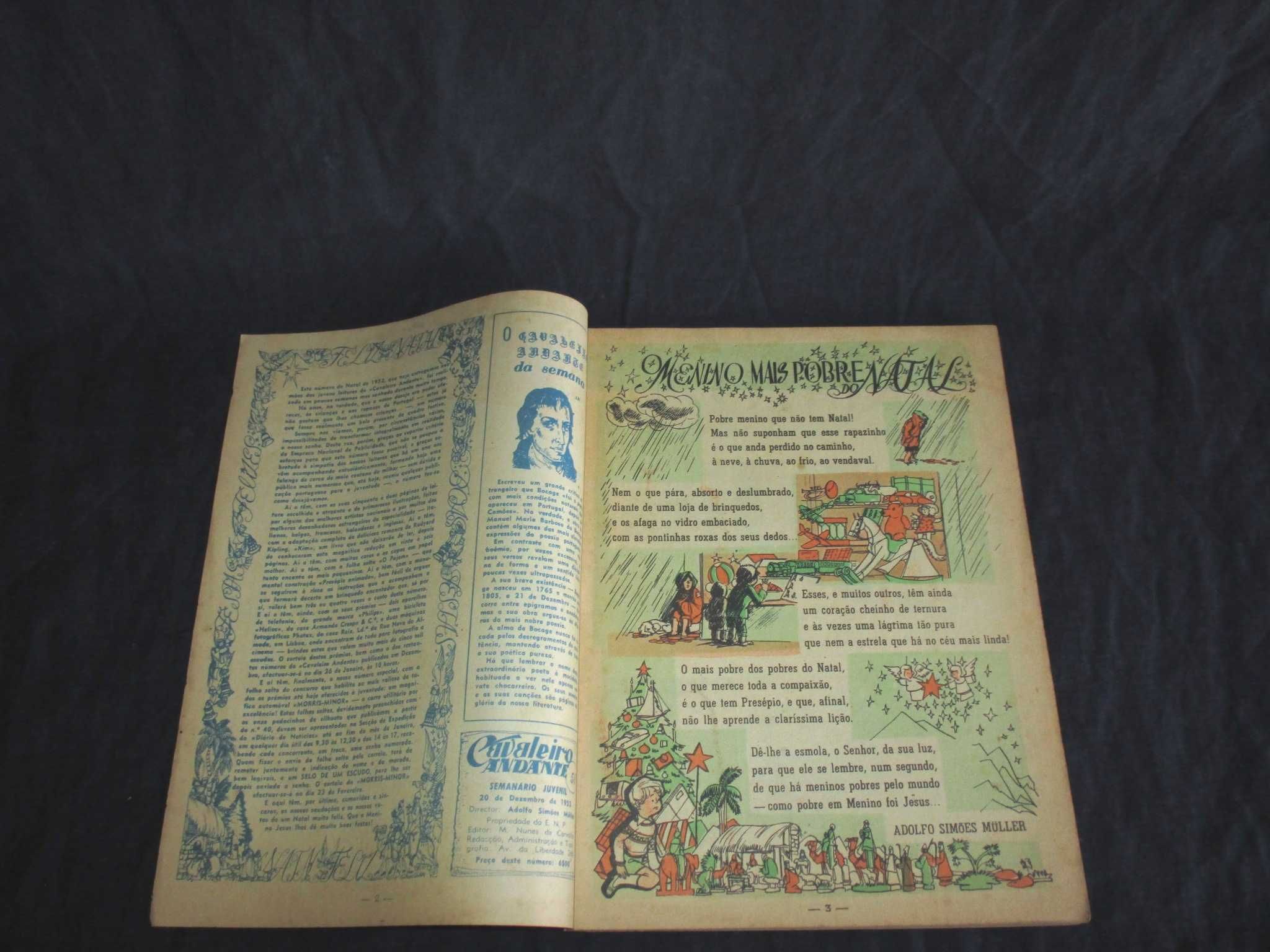 Livro Cavaleiro Andante Especial Natal 1952