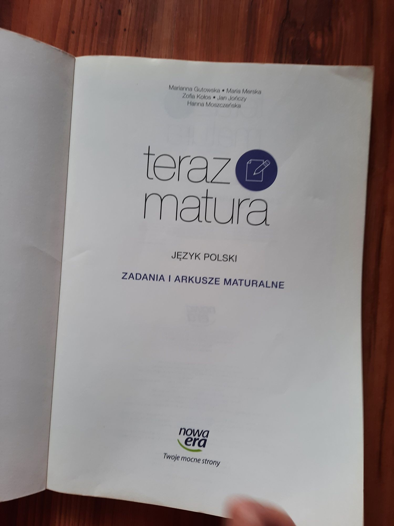 Teraz matura j.polski zadania i arkusze maturalne NOWA ERA używana