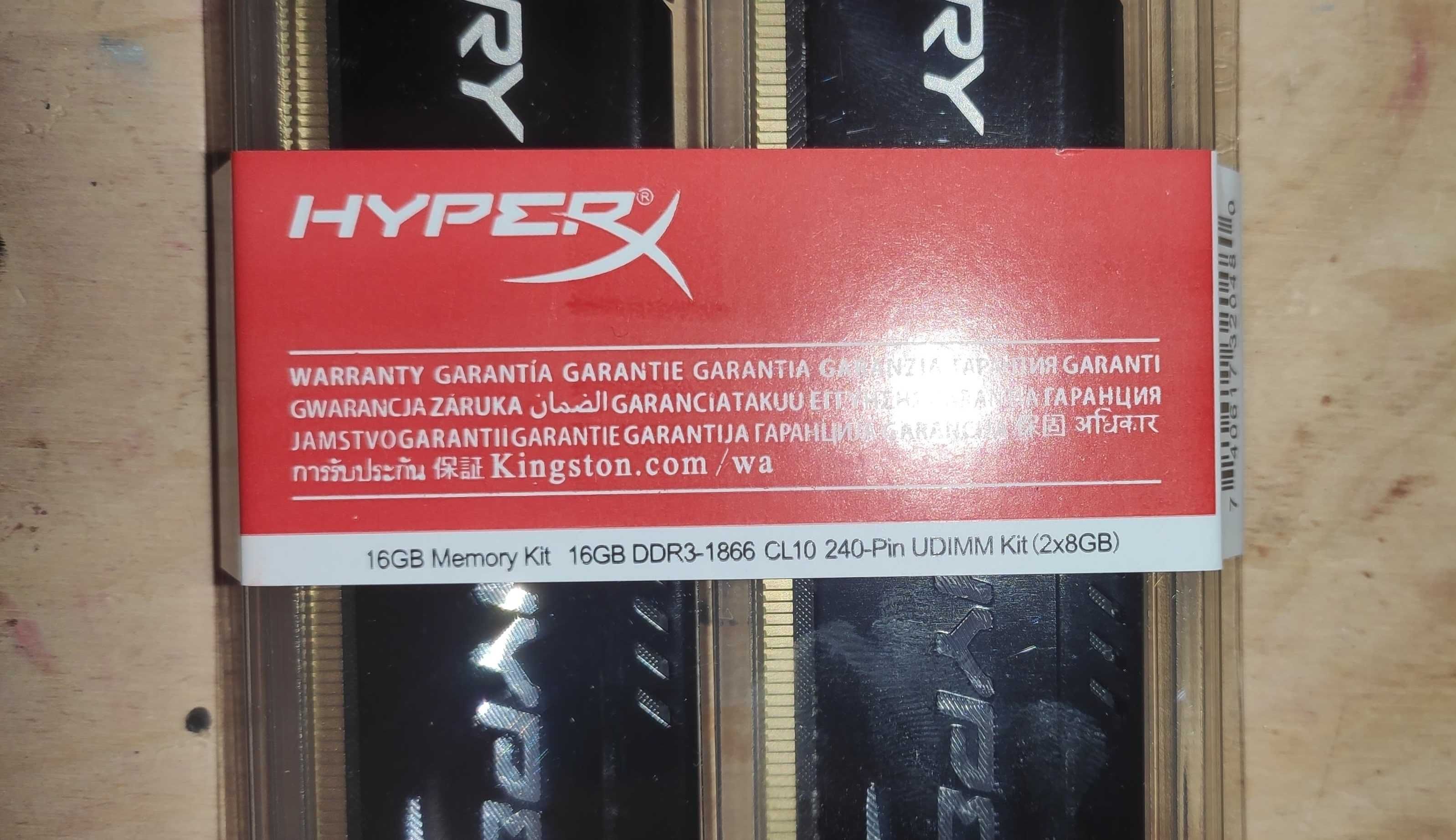 Kit memórias RAM ddr3 2x8gb 16gb 1866mhz