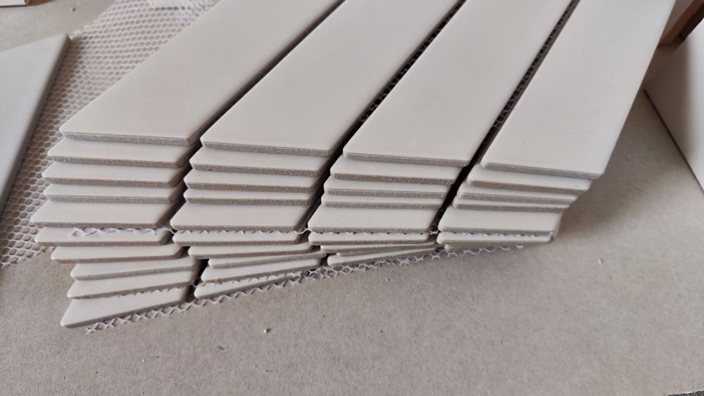 Dunin royal chevron white mat