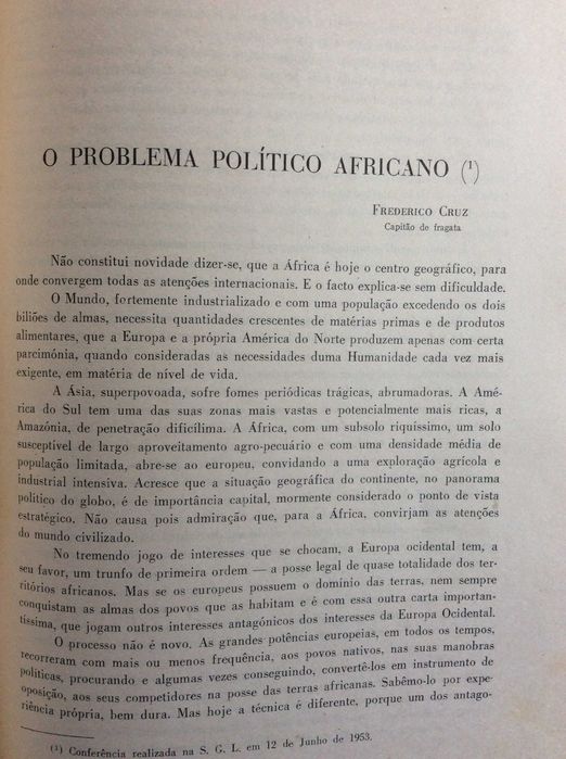 Boletim da Sociedade de Geografia de Lisboa. -  1953. Ver sumário