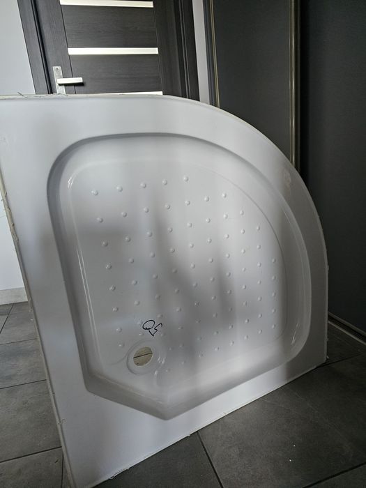 Brodzik półokrągły 80x80x14