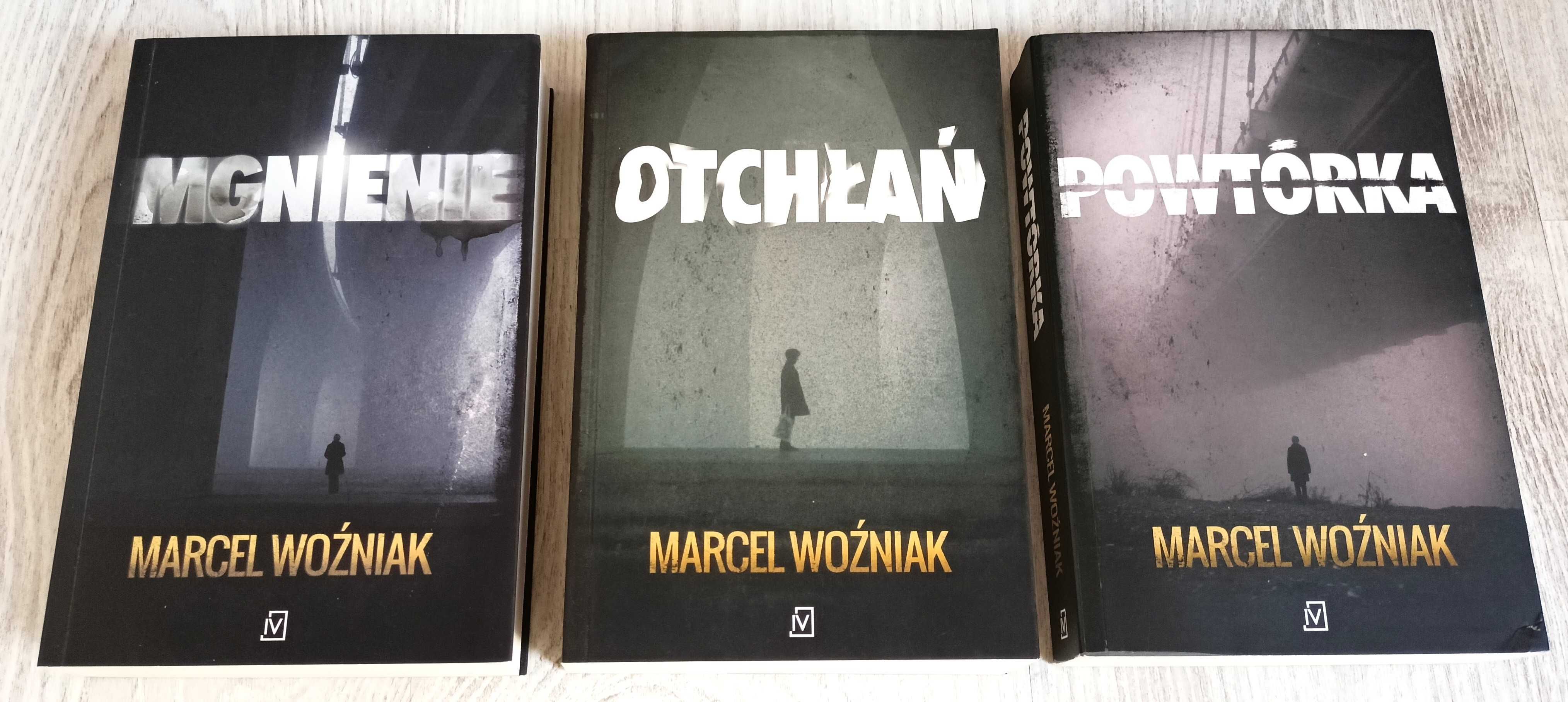 3x Marcel Woźniak Mgnienie + Otchłań + Powtórka    BDB