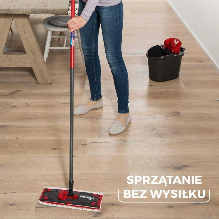 Vileda Zestaw mop płaski z wiadrem i wyciskaczem Ultramax BOX
