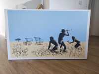 Screenprint 80x130cm "Trolley Hunters" (2006) Banksy