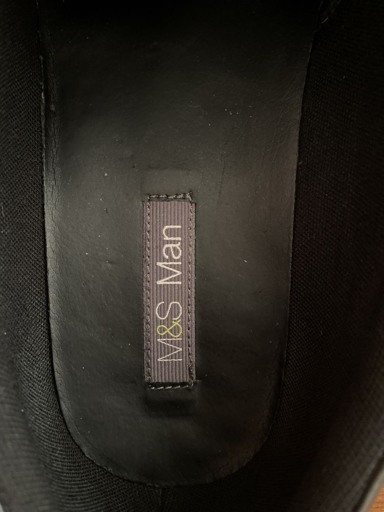 Чоловічі туфлі з натур. шкіри, marks spencer