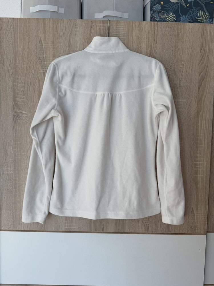 Polar Peak Performance L logowany biały damski ski narty half zip