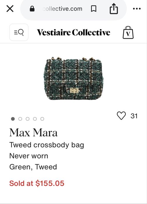 Нова сумочка Max Mara Intrend