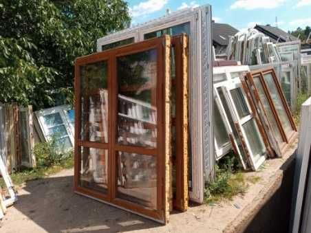 Drzwi wejściowe pcv alu  140/210 cm z dostawką