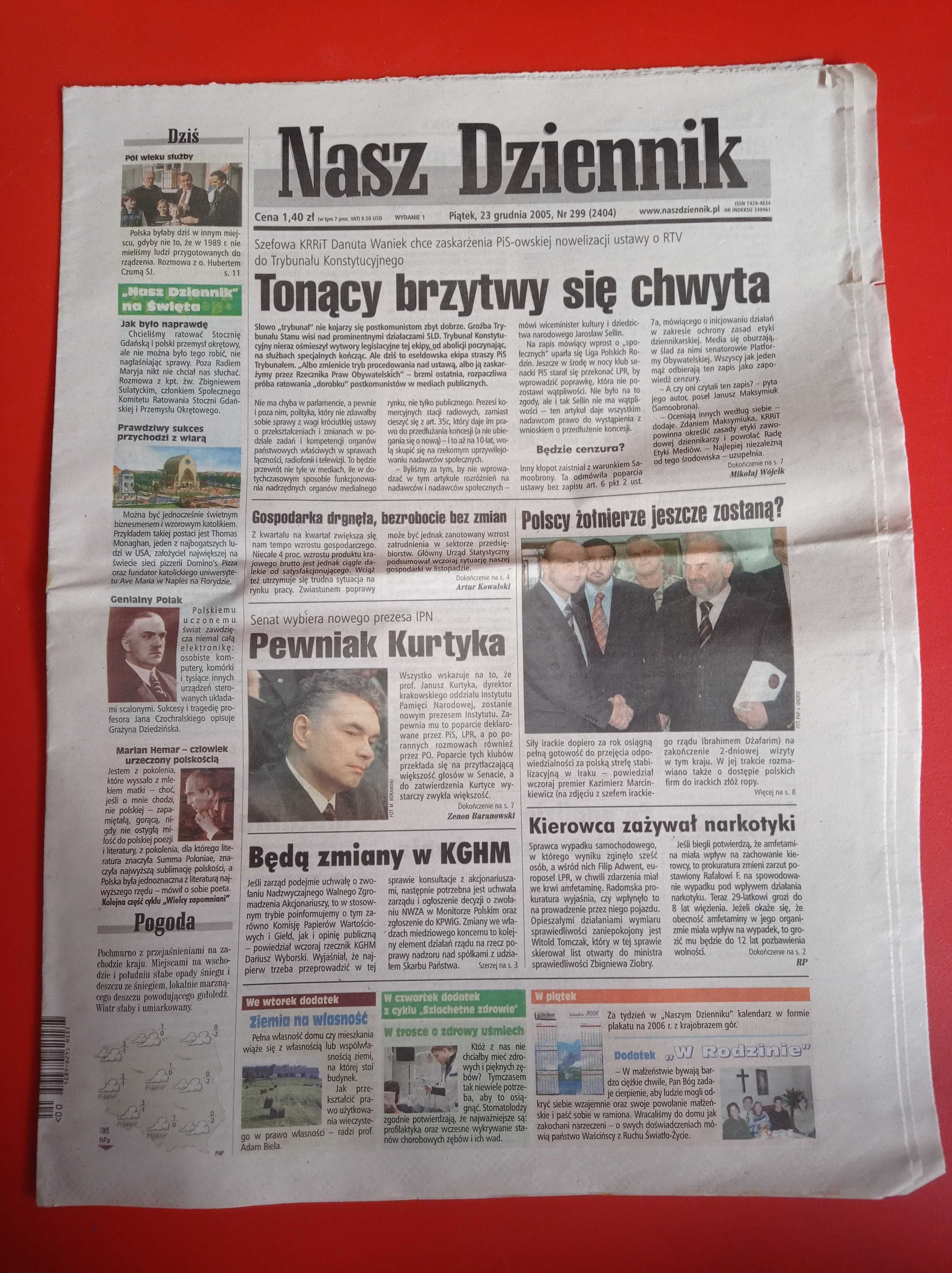 Nasz Dziennik, nr 299/2005, 23 grudnia 2005