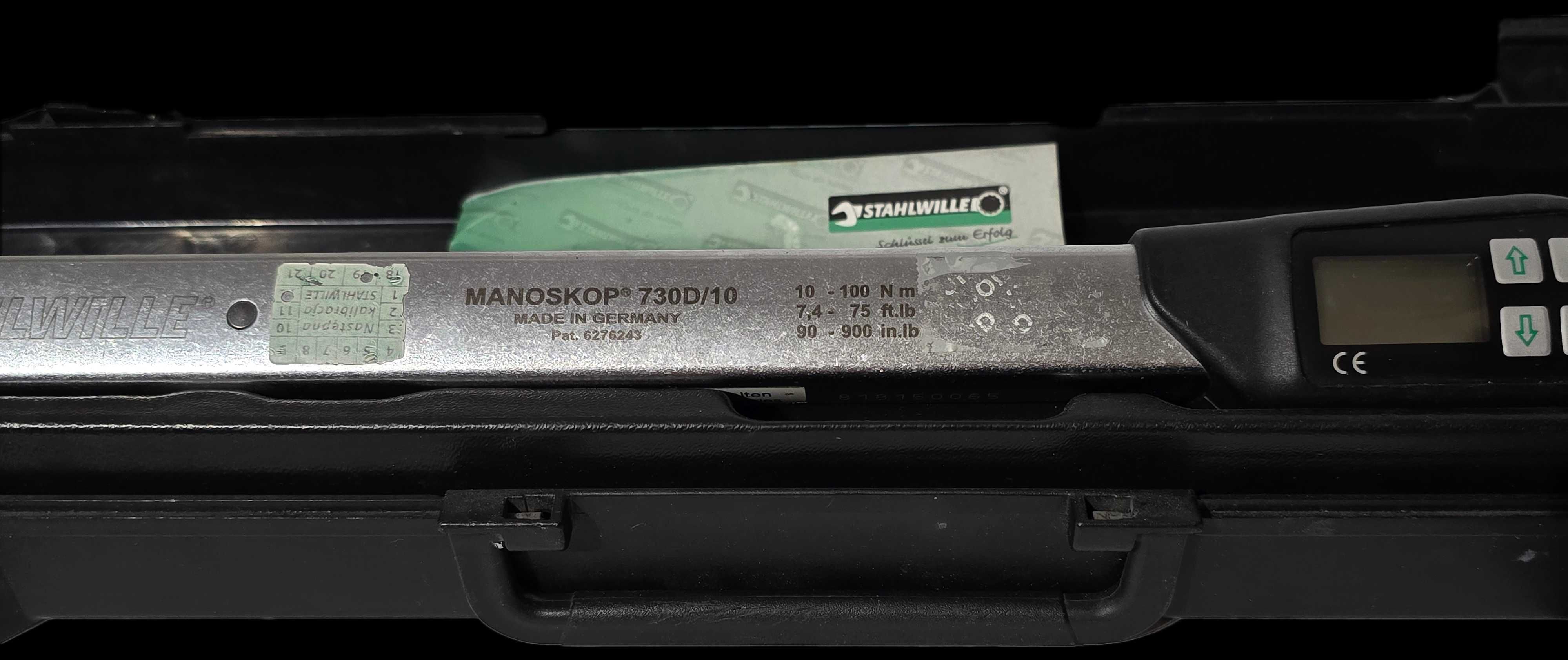 Stahlwille 730D/10 Klucz dynamometryczny elektroniczny MANOSKOP 9x12