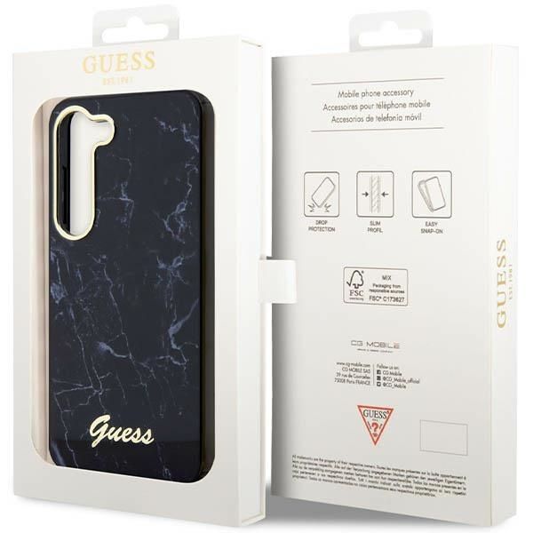 Guess Guhcs23Spcumak S23 S911 Czarny/Black Hardcase Marble