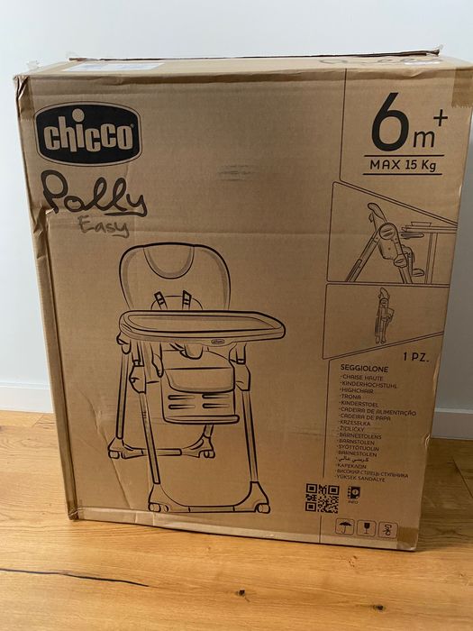 Chicco Polly Easy, Krzesełko do karmienia, kolor Pinguin