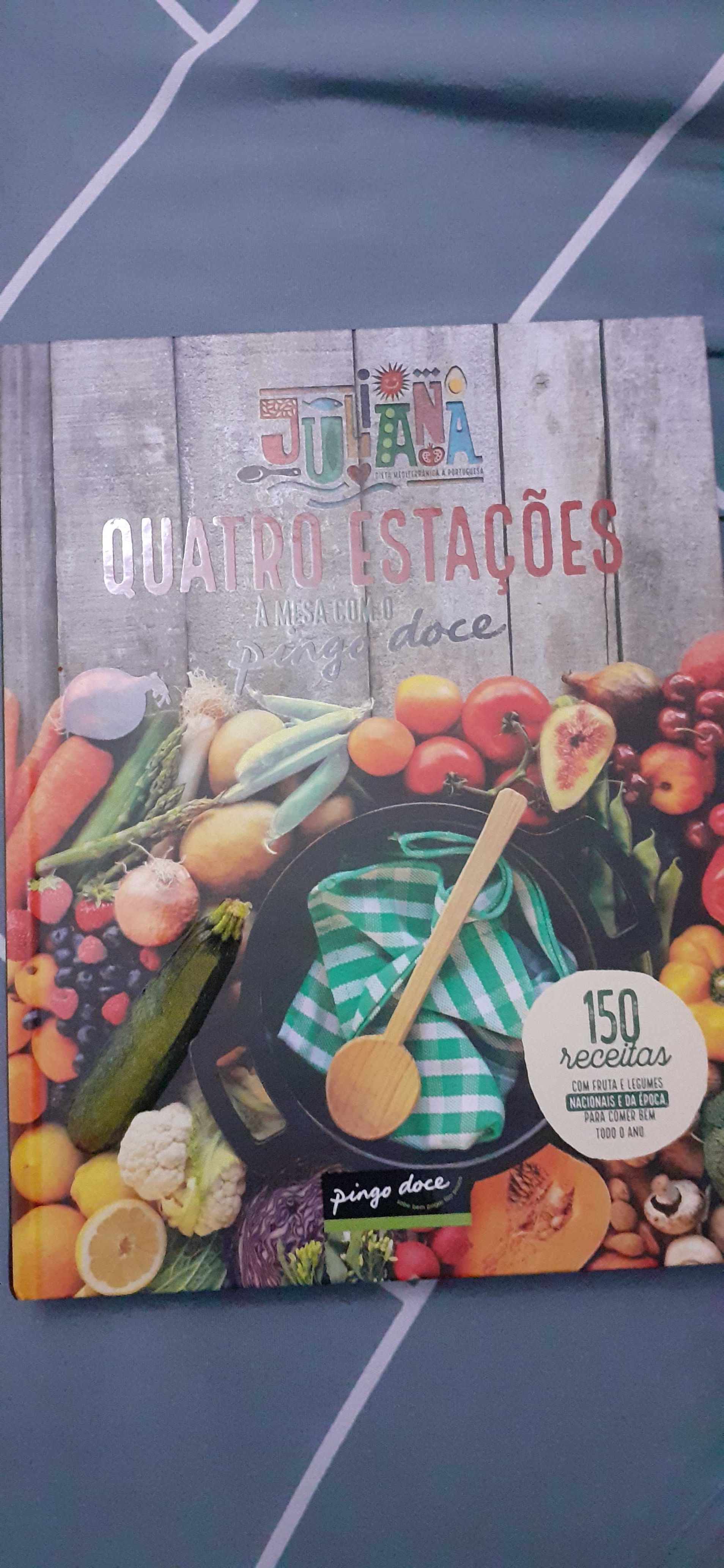 Livro pingo doce receitas a mesa quatro estacoes