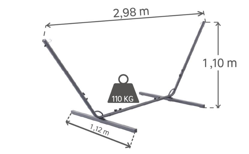 Suporte para cama de rede