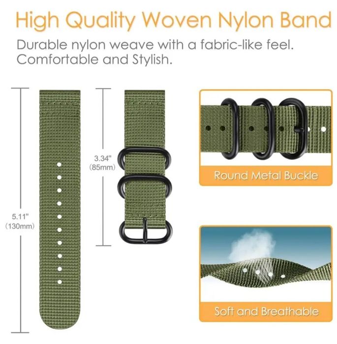 Taktyczny pasek wojskowy do smartwatcha – Galaxy Watch 4/5/5 Pro