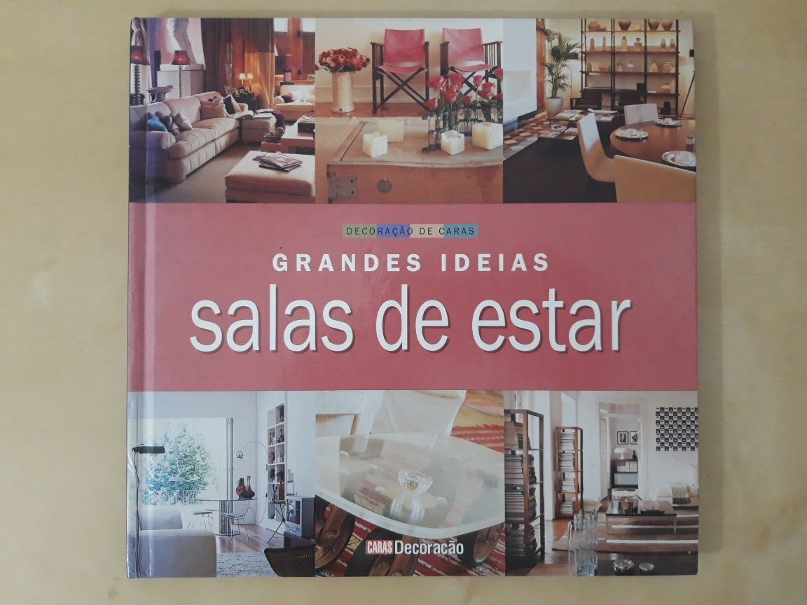 5 livros Colecção Decoração de Caras GRANDES IDEIAS