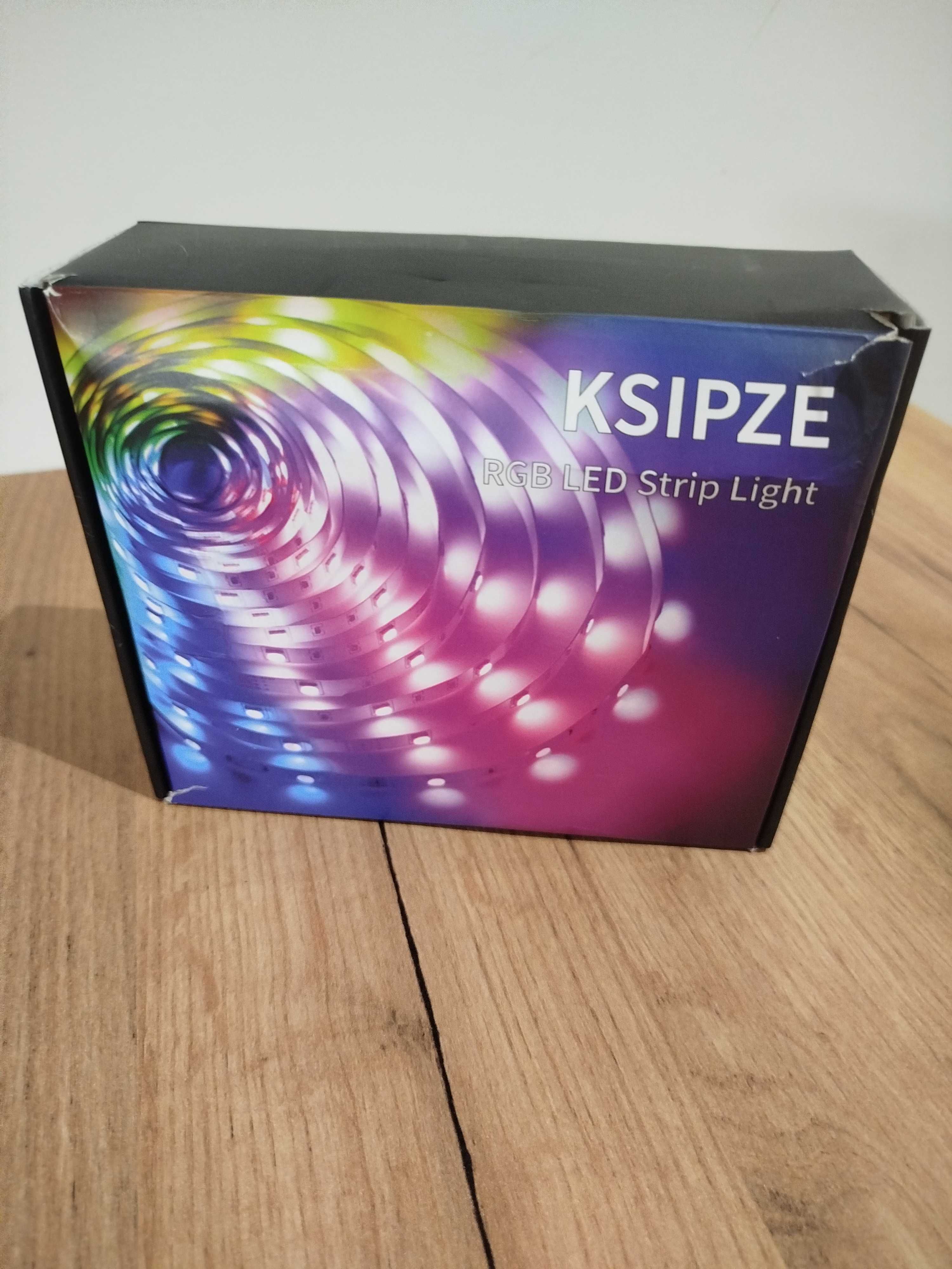 KSIPZE Taśma Led RGB 12m Bluetooth Pilot