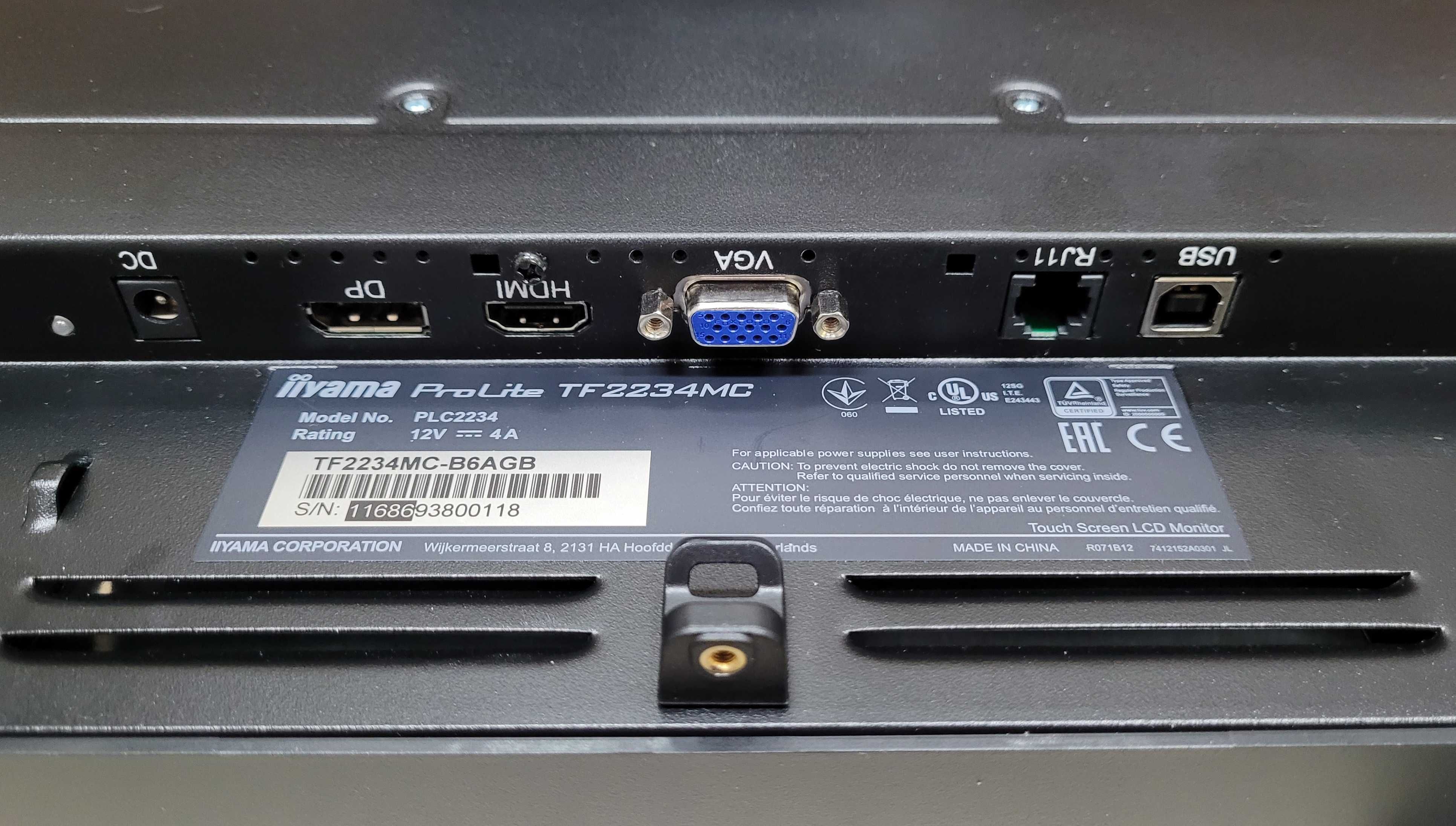 Monitor Dotykowy IIYAMA Prolite TF2234MC-B6AGB 22" KOMPLET IGŁA!