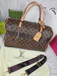 Torba duza podrozna Louis Vuitton kuferek nowa brazowy silownia
