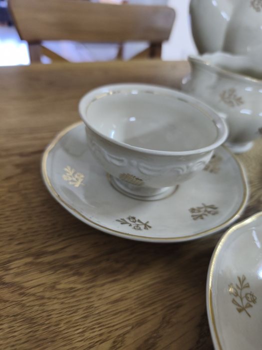 Wawel serwis kawowy porcelana PRL dzbanek  zestaw filiżanka