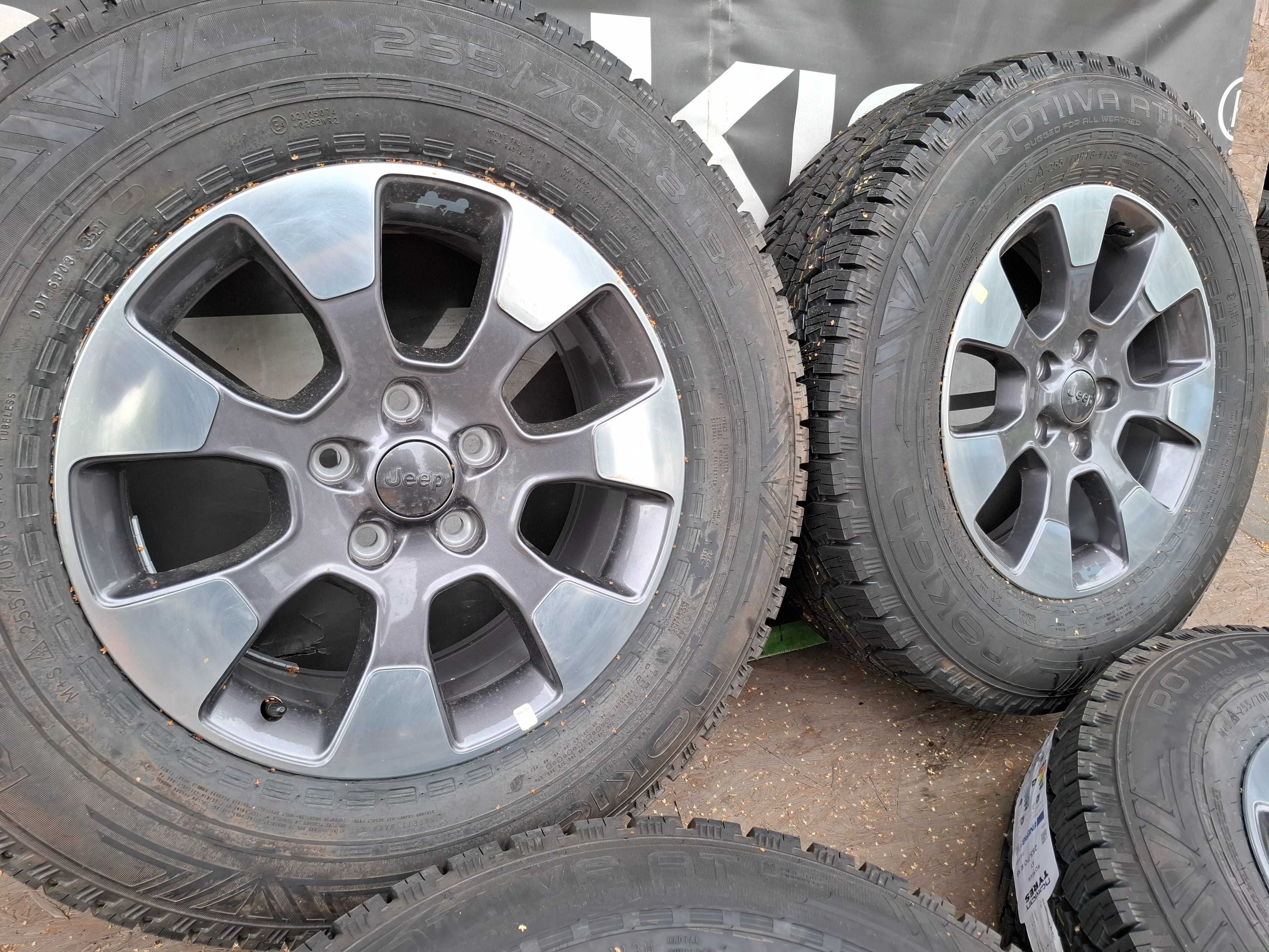 Felgi aluminiowe ! JEEP WRANGLER JL 18 CALI ! NOWE MONTAŻ ! TMPS !