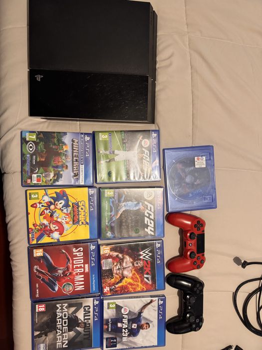 Playsation 4 otimo estado com jogos