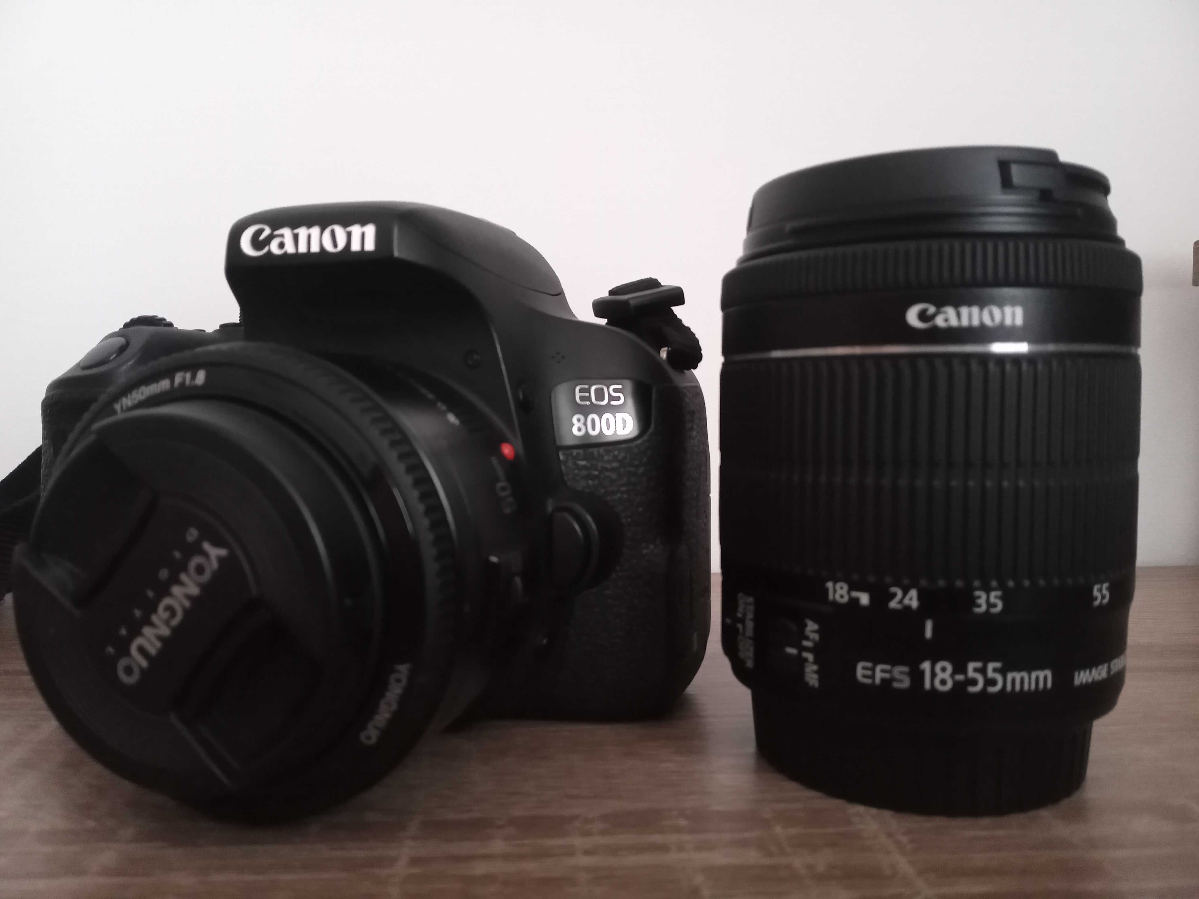 Canon 800d + китовий і 50mm об'єктиви