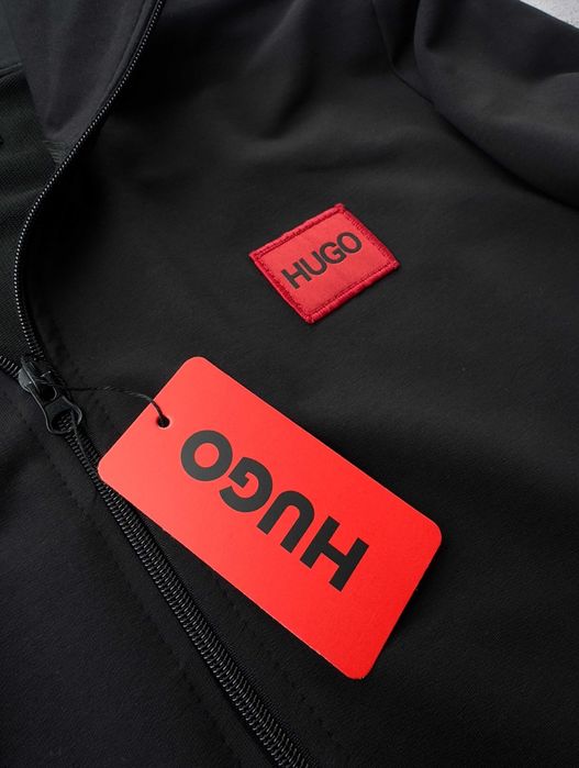 Чоловічий зимовий костюм HUGO фліс • Чорний • Подарунок • S–XXL

Чолов