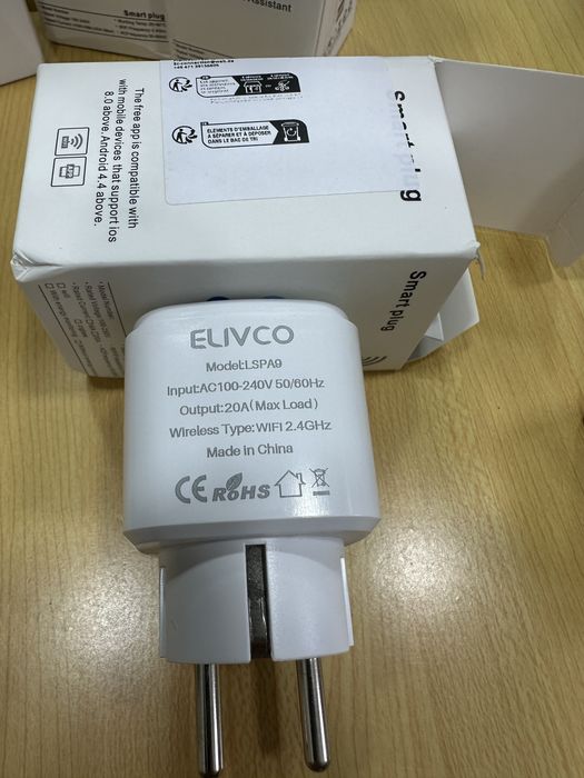 Wifi розетка tuya та ewelink