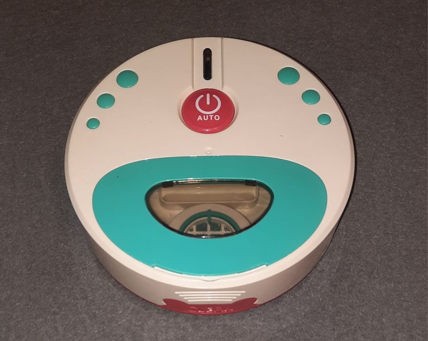 Odkurzacz zabawka działa jeździ świeci okrągły