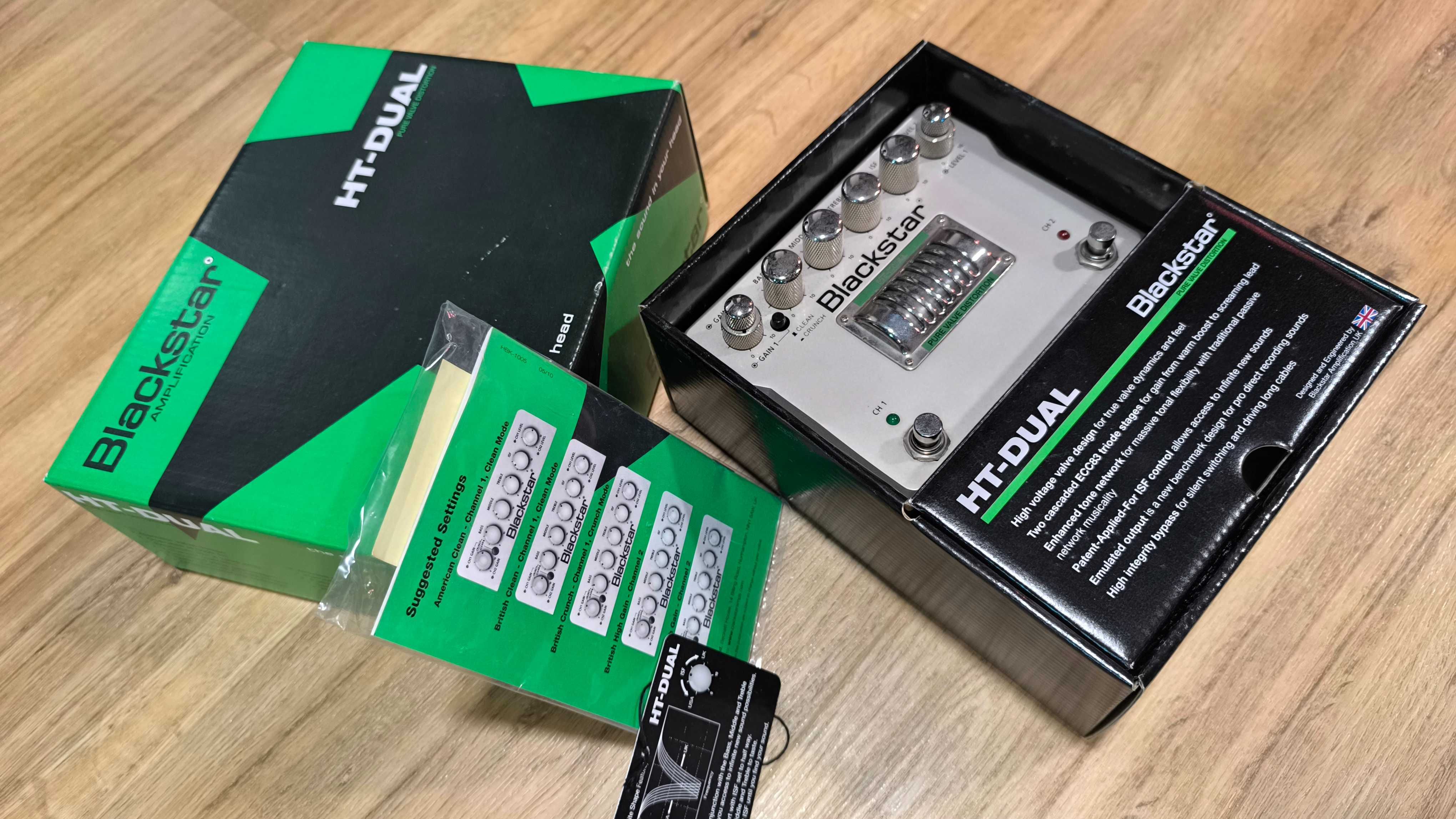 Pedal de distorção para guitarra elétrica Blackstar HT-Dual