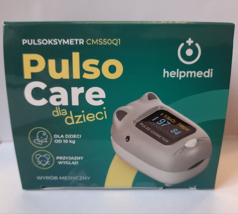 Pulsoksymetr dla dzieci Myszka Pulso Care Helpmedi