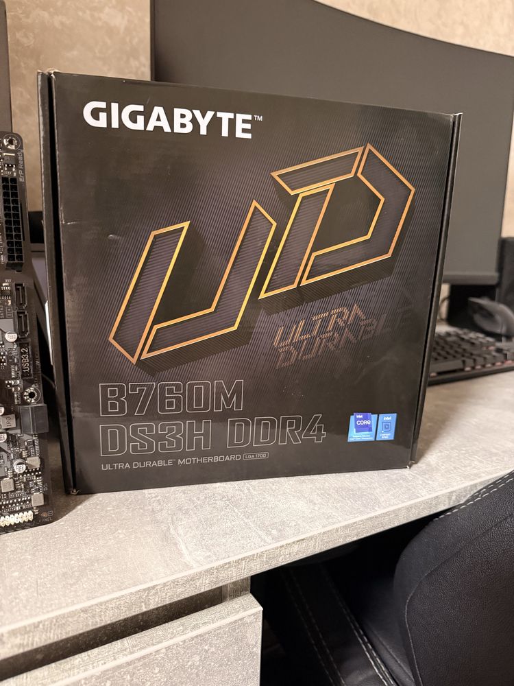 Материнська плата Gigabyte B760M DS3H AX DDR4 на гарантії 2 роки