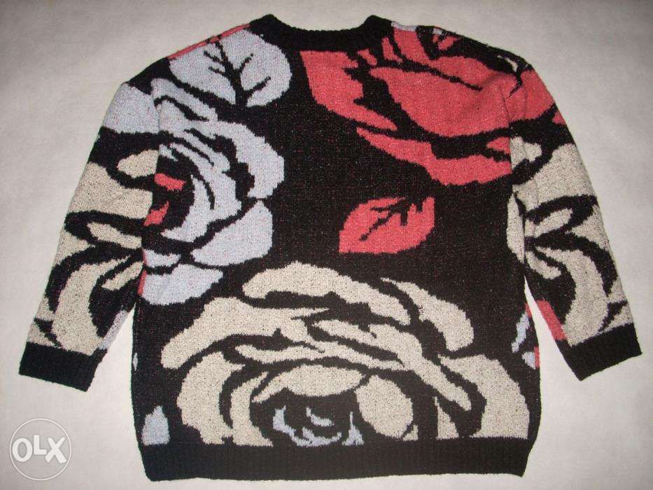 H&M sweter Gruby Żakardowy NOWY M L XL