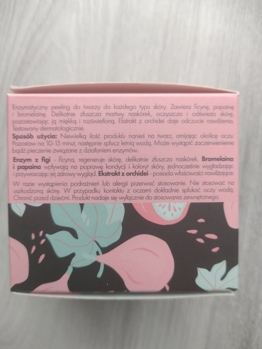 Moee Peeling enzymatyczny do twarzy Orchidea & Enzym z Figi