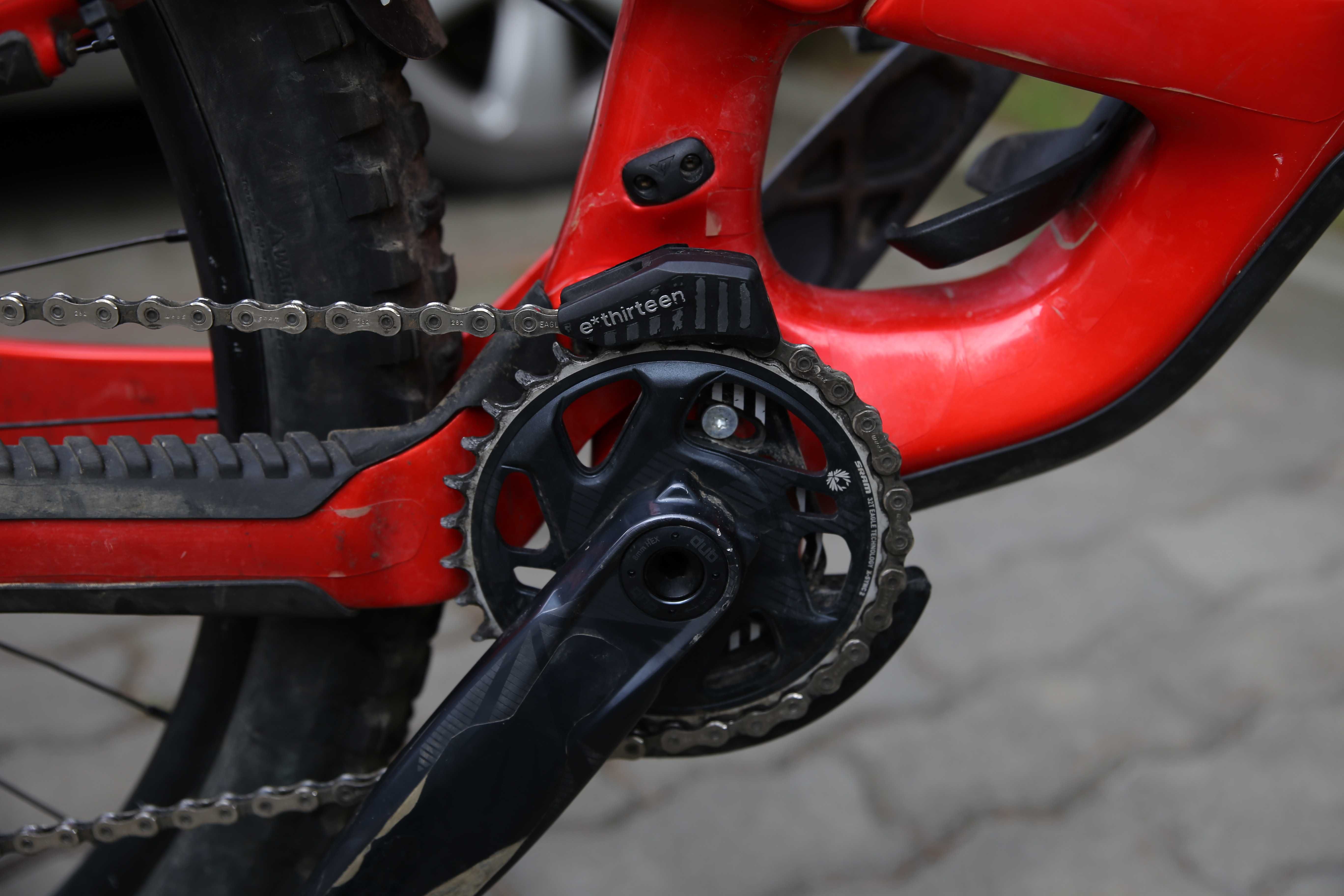 YT Capra Core 3 Lava red SRAM GX EAGLE AXS, RockShox ZEB super stan