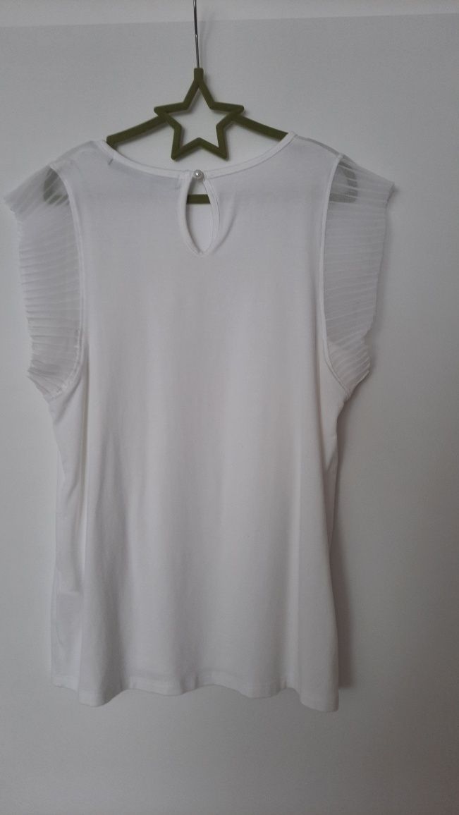 Biały T-shirt rozmiar 152cm