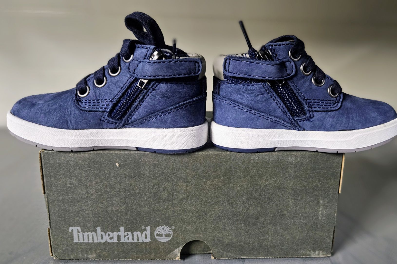 Timberland Davis Square Leather Chukka buty dla dzieci rozmiar 21