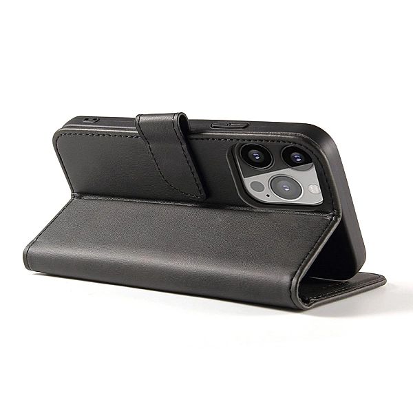 Etui Pokrowiec z Klapką Braders Case do iPhone 13 Pro Max czarny
