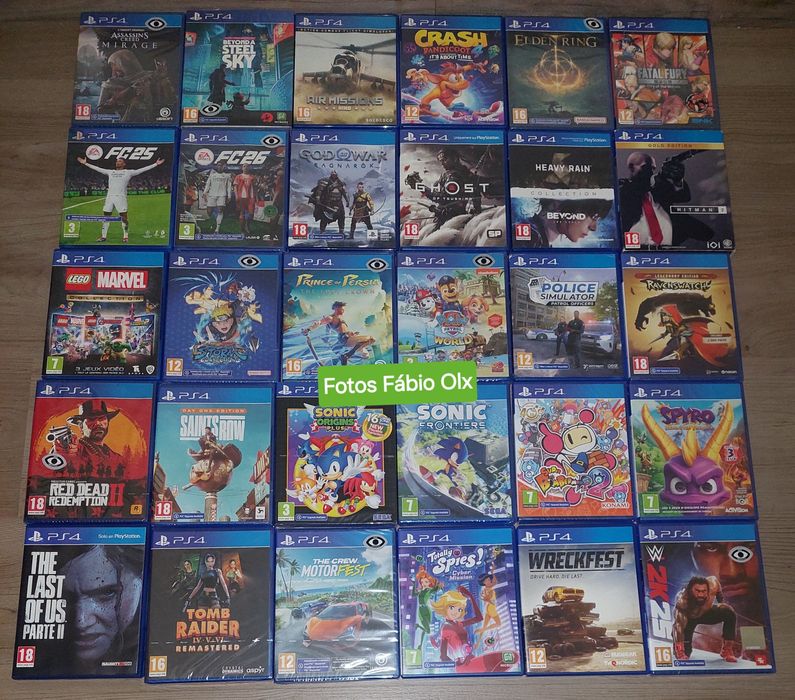 Jogos Ps4 Originais Novos & Usados Ler Anúncio  ( Desde 10€)