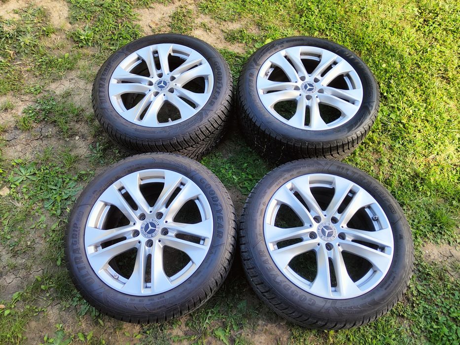 Koła Zima Mercedes 5x112 E-klasa 245/45/17 Goodyear 2023 Jak Nowe TPMS