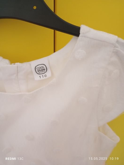 Biała Sukienka wizytowa komunia