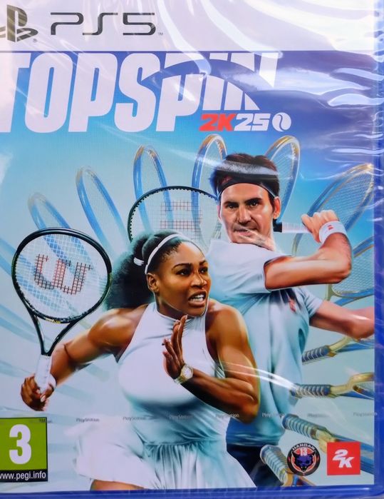 Gra Ps5 Top Spin 2K25. Nowa fabrycznie zapakowana.